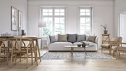 Wilton rug - Denizli (blue)
