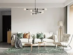 Wool rug - Rome (green)