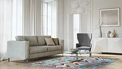 Wilton rug - Misare (blue/multi)