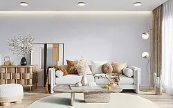 Round rug - Dhurry (white)