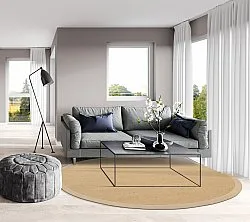 Round rug (sisal) - Agave (beige/ivory)