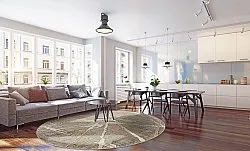 Round rug - Lagos (beige)
