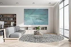 Round rug - Draham (grey)