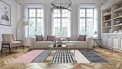 Wilton rug - Esme (pink/multi)