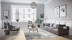 Shaggy rugs - Cosy (silver)