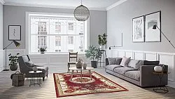 Wilton rug - Marand (red)