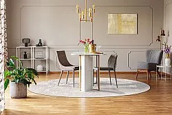 Round rug - Abyar (pink)