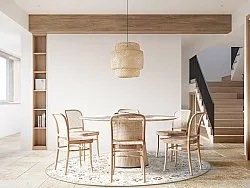 Round rug - Adeleine (beige)