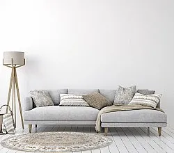 Round rug - Adeleine (beige)