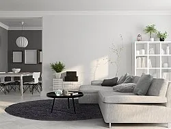 Round rugs - Antuco (dark grey)
