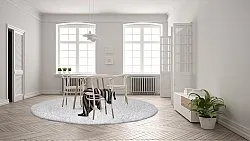 Round rugs - Antuco (light grey)