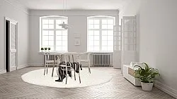 Round rugs - Antuco (white)