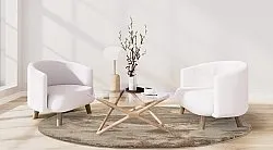Round rugs - Aranga Super Soft Fur (brown)