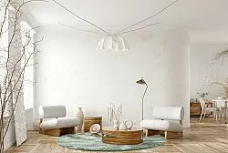 Round rugs - Aranga Super Soft Fur (green)