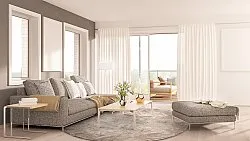Round rugs - Aranga Super Soft Fur (brown)