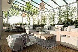 Indoor/Outdoor rug - Bennett (black)