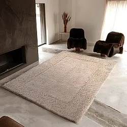 Shaggy rugs - Aline Natural Cotton Shaggy (beige)