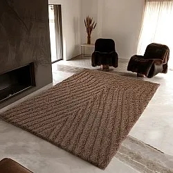 Shaggy rugs - Kendra Natural Cotton Shaggy (brown)