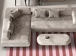 Cotton rug - Nilo (pink)