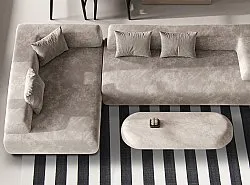 Cotton rug - Nilo (black/white)