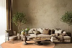 Round rugs - Cloud Super Soft (terracotta)