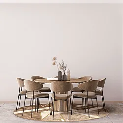 Round rug - Amasra (beige)