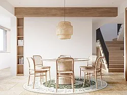 Round rug - Arabella (green)