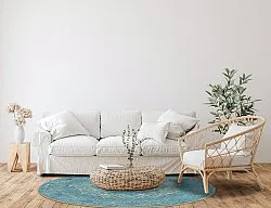 Round rug - Lainey (blue)