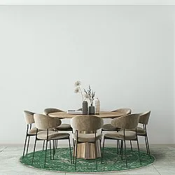 Round rug - Lainey (green)