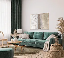 Round rug - Domont (brown)