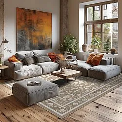 Wilton rug - Ember (beige/offwhite)