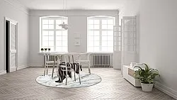 Round rug - Genova (white)