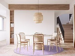Round rug - Hamilton (purple)