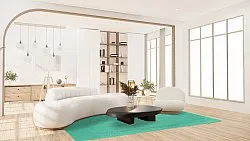 Wool rug - Hamilton (Biscay Green)