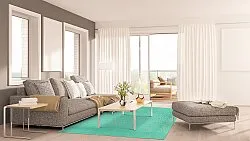 Wool rug - Hamilton (Biscay Green)