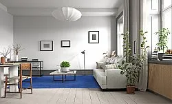 Wool rug - Hamilton (Classic Blue)