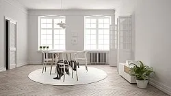 Round rug - Hamilton (white)