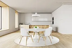 Round rug - Hamilton (white)