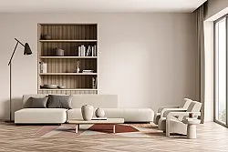 Wilton rug - Jade (beige/pink)