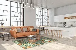 Wilton rug - Cosette (orange/multi)