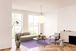 Wool rug - Hamilton (purple)