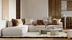 Wool rug - Nova (white/black)