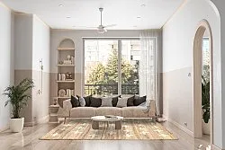 Wool rug - Palma (beige)