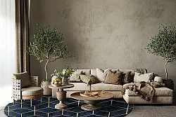 Round rug - Remy (dark blue)