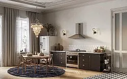 Round rugs - Rostock (black)