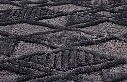 Round rugs - Rostock (black)