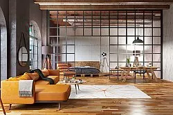 Wilton rug - Bellizzi (offwhite/orange)
