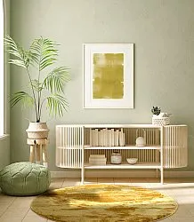 Round rugs - Aranga Super Soft Fur (ochre)