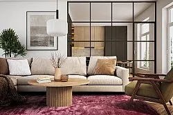 Shaggy rugs - Aranga Super Soft Fur (rose)