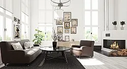 Indoor/Outdoor rug - Hayden (black)